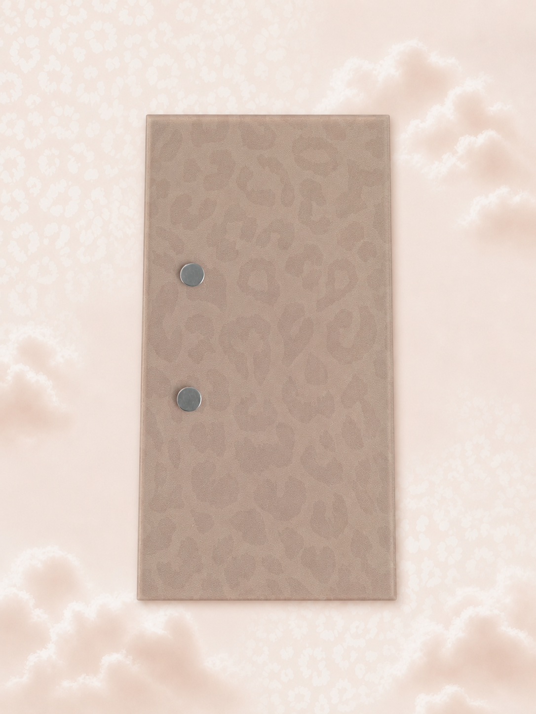 Beige cheetah lash tile