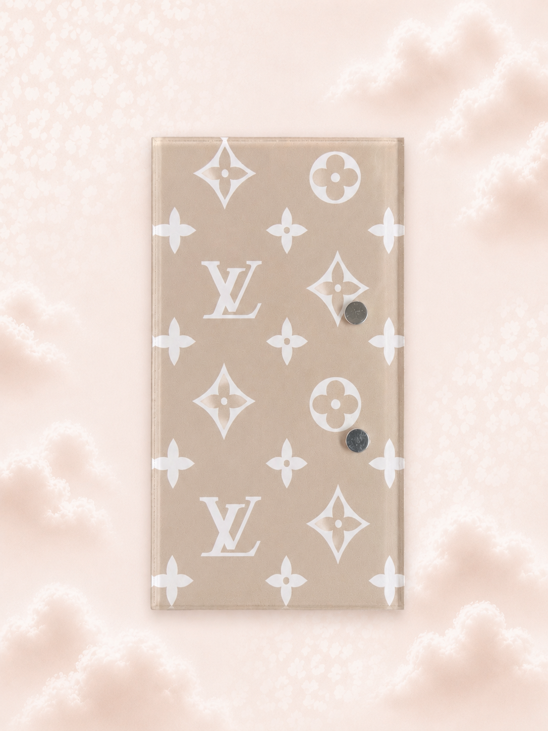 Beige LV lash tile