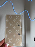 Beige LV lash tile